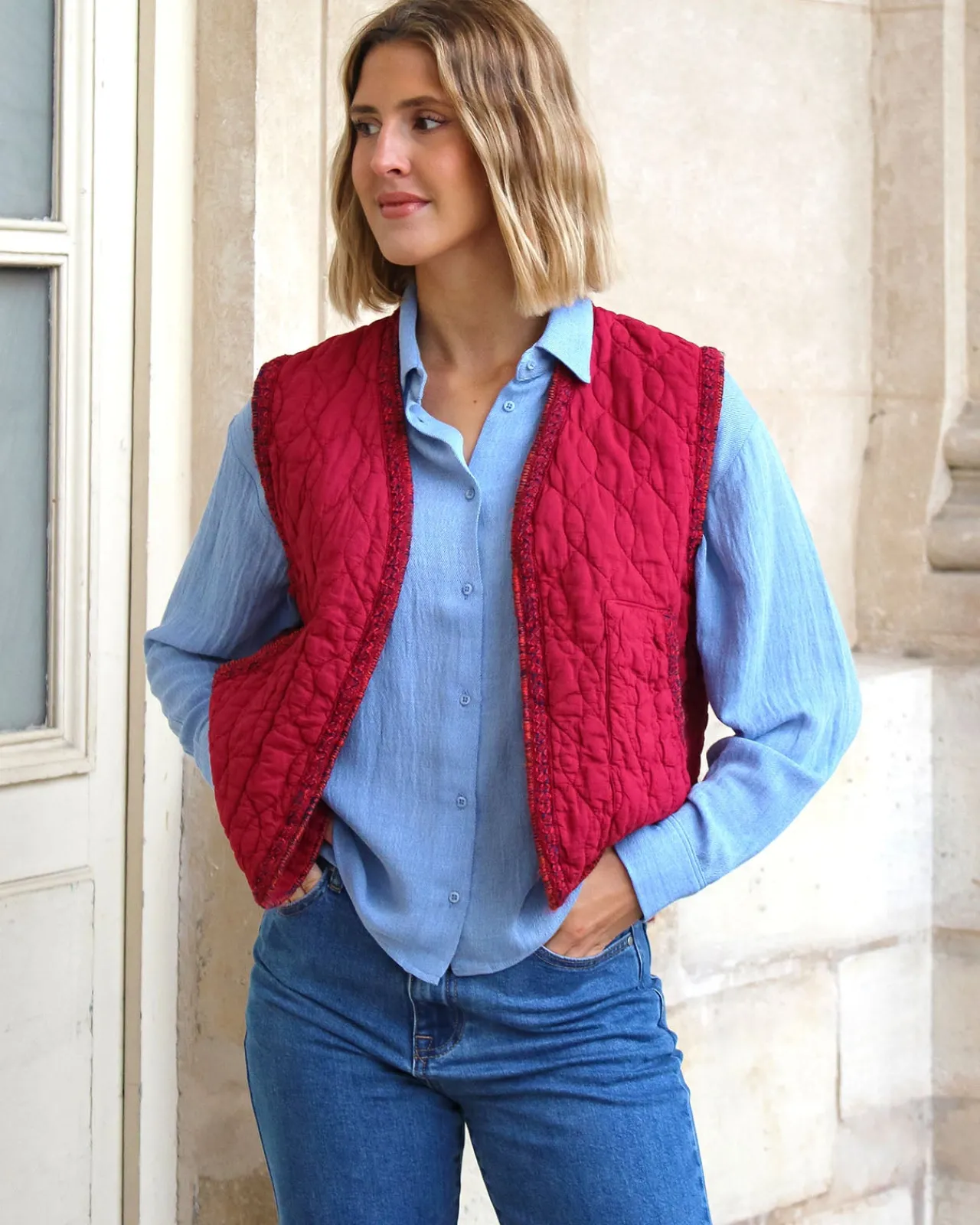 LUKAP Gilets Sans Manches-Gilet Joe