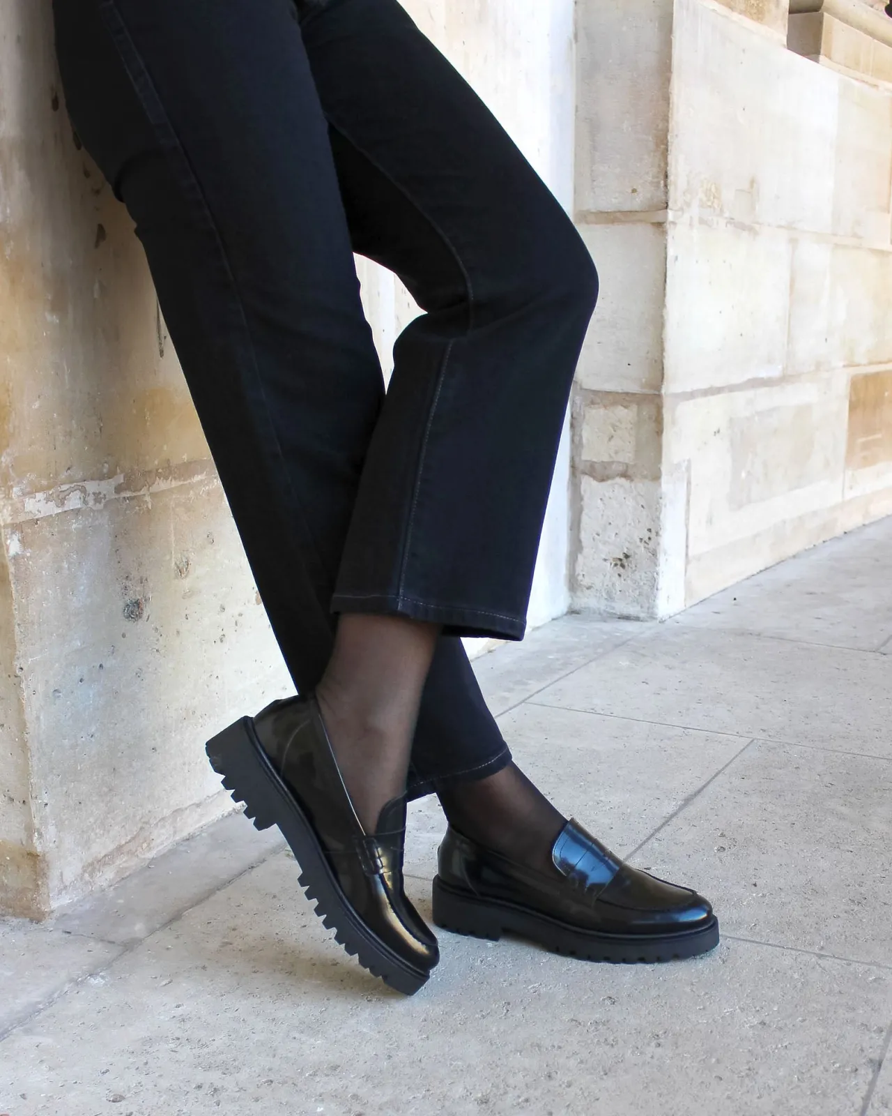 BRYAN STEPWISE Mocassins-Mocassins Ona FLORENTIC NOIR