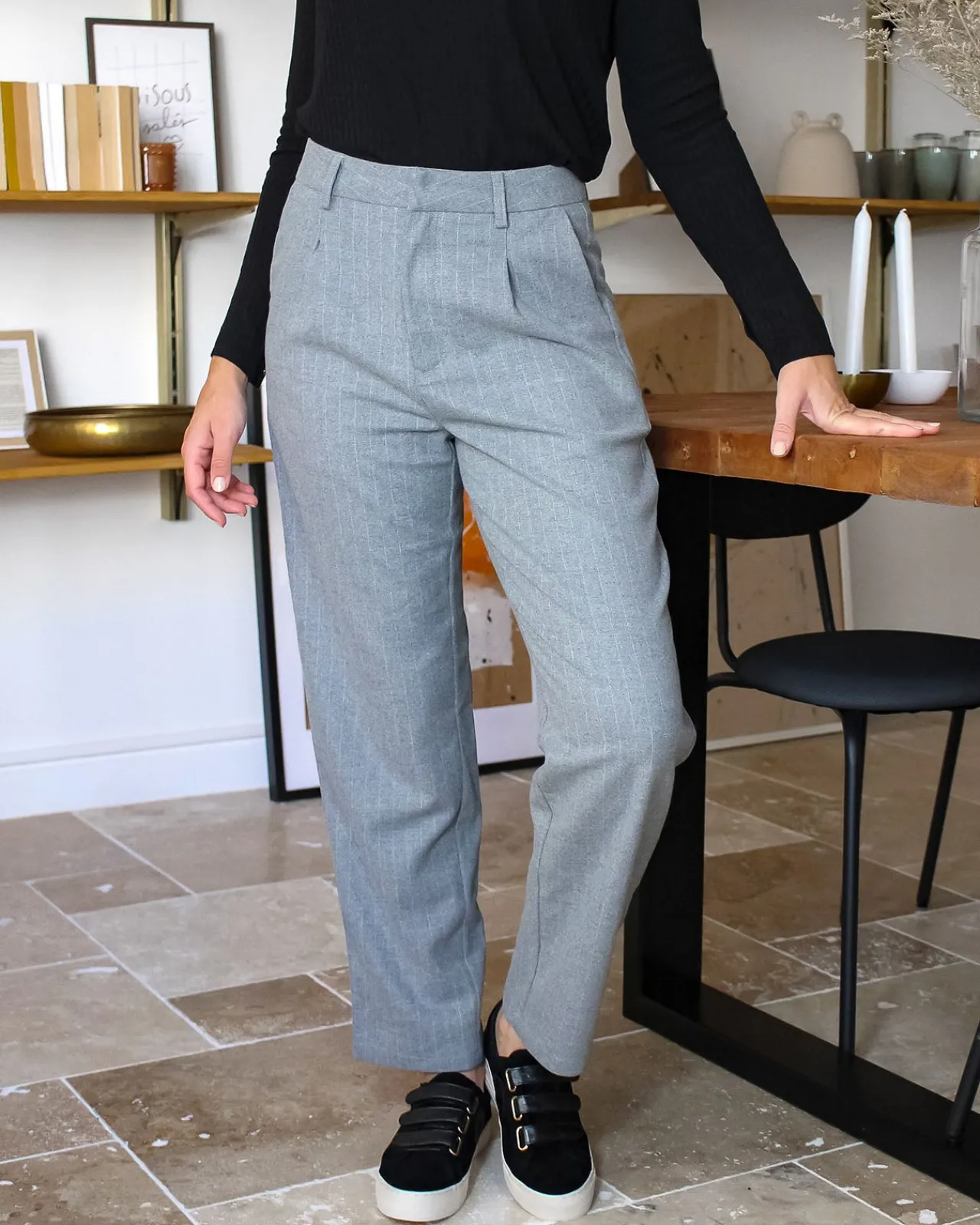 GARANCE Pantalons-Pantalon Todd GRIS