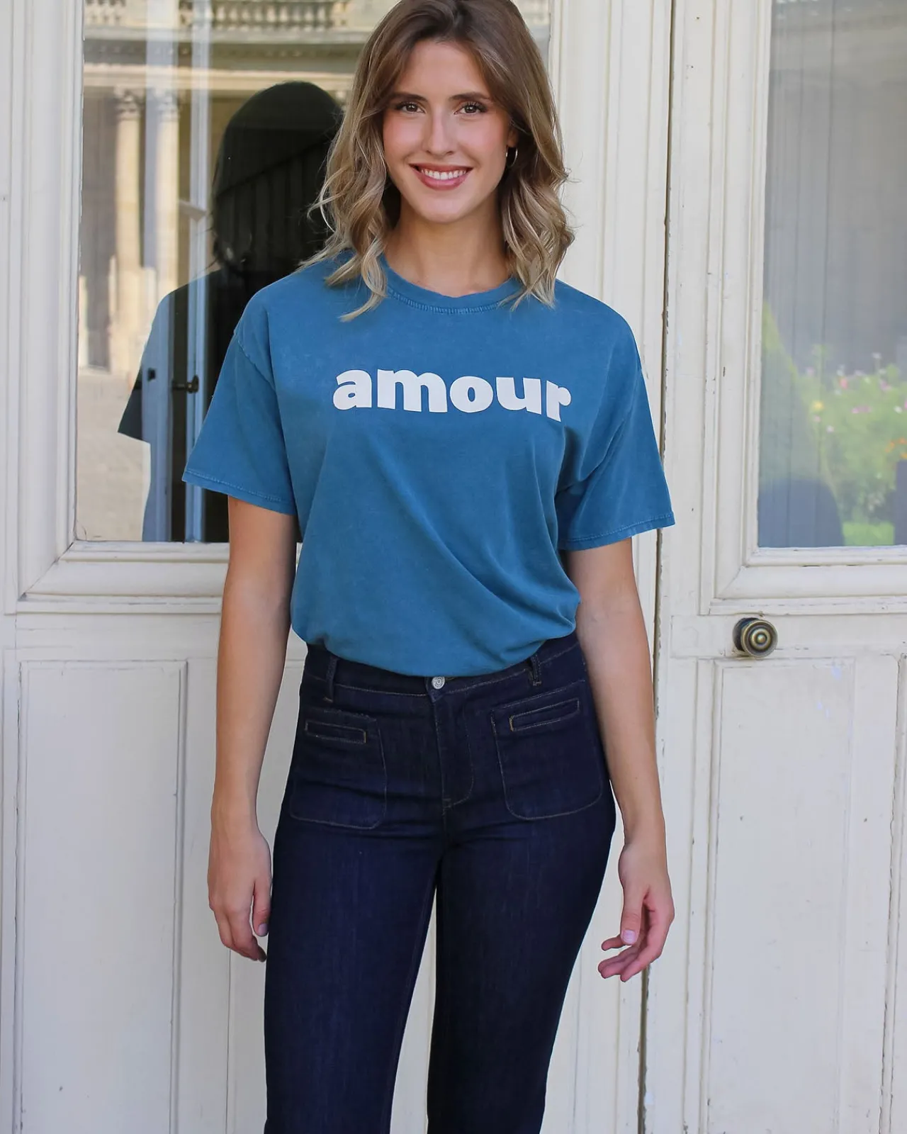 ARTY BLUSH Tops & Tee-Shirts-Tee-shirt Amour