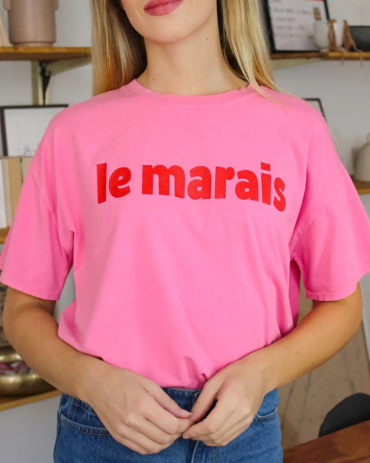 ARTY BLUSH Tops & Tee-Shirts-Tee-shirt Marais