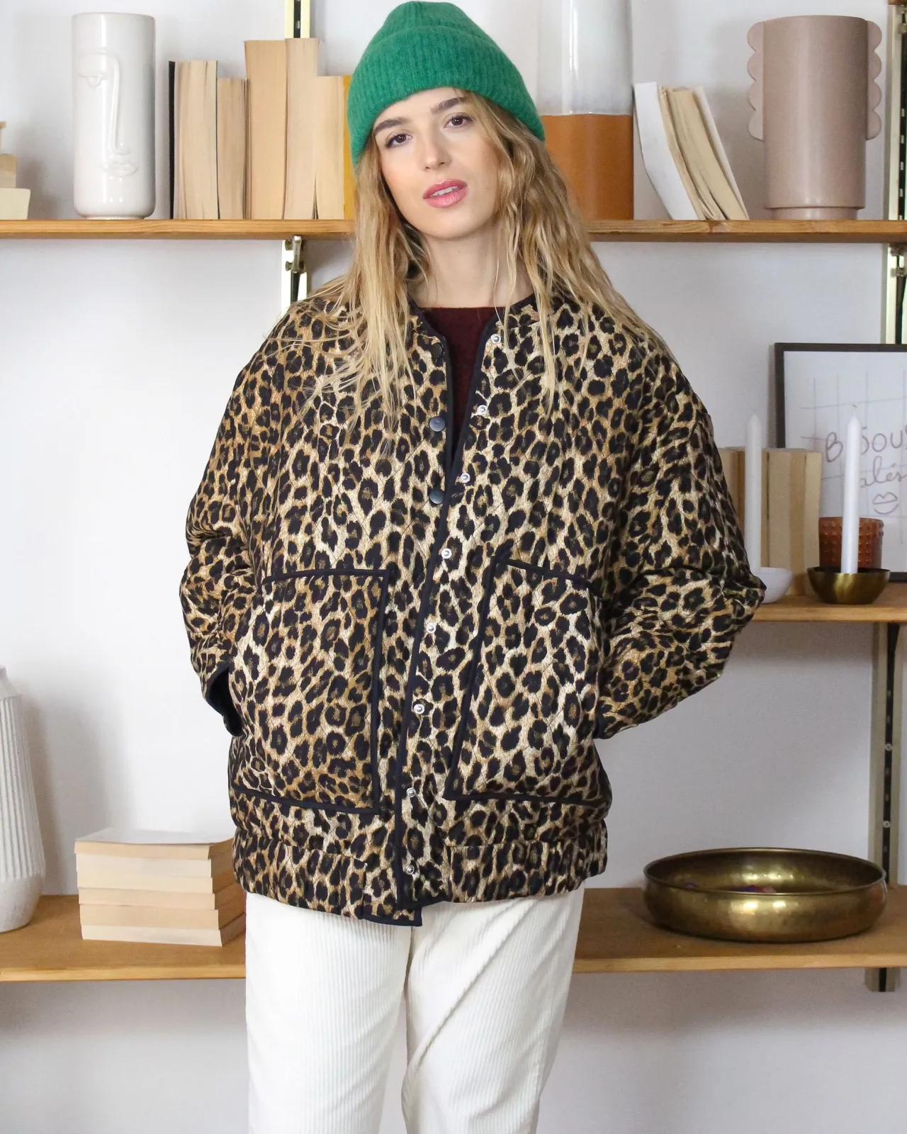 ELENZA Vestes & Manteaux-Veste Leonie LEOPARD